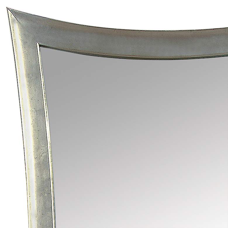Image 2 Hour-Glass Silver Leaf 36 inch x 48 inch Wall Mirror more views