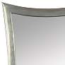 Hour-Glass Silver Leaf 36" x 48" Wall Mirror