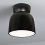 1_Hourglass 7 1/2"W Carbon Matte Black Outdoor Ceiling Light