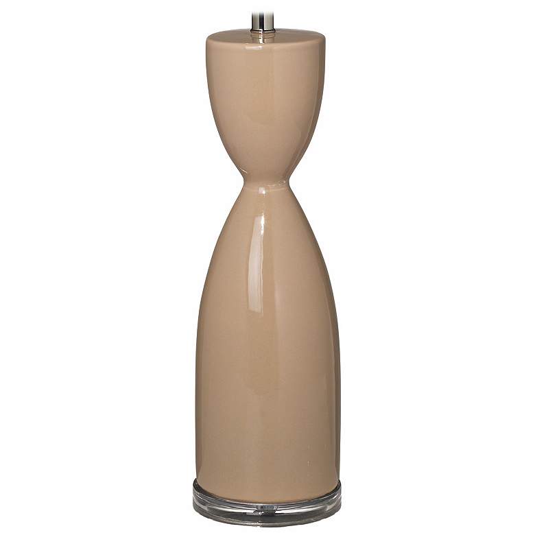 Image 1 Hourglass Ceramic Sand Table Lamp Base