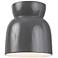 Hourglass LED Flush-Mount - Gloss Grey
