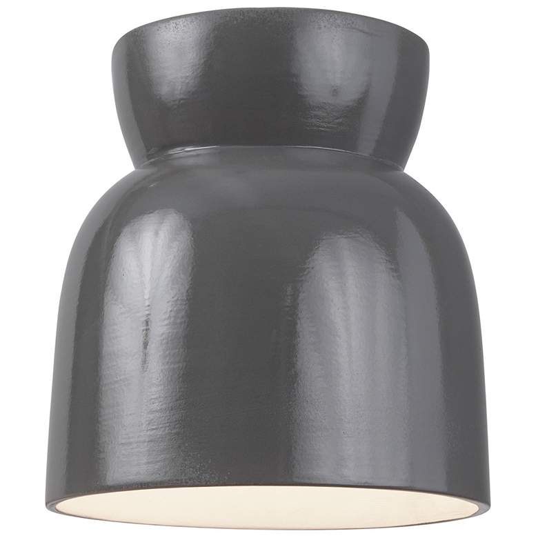Image 1 Hourglass LED Flush-Mount - Gloss Grey