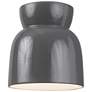 Hourglass LED Flush-Mount - Gloss Grey