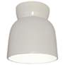 Hourglass LED Flush-Mount - Gloss White