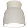Hourglass LED Outdoor Flush-Mount - Bisque