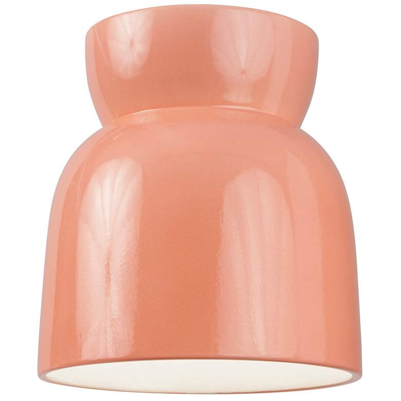 Image 1 Hourglass LED Outdoor Flush-Mount - Gloss Blush