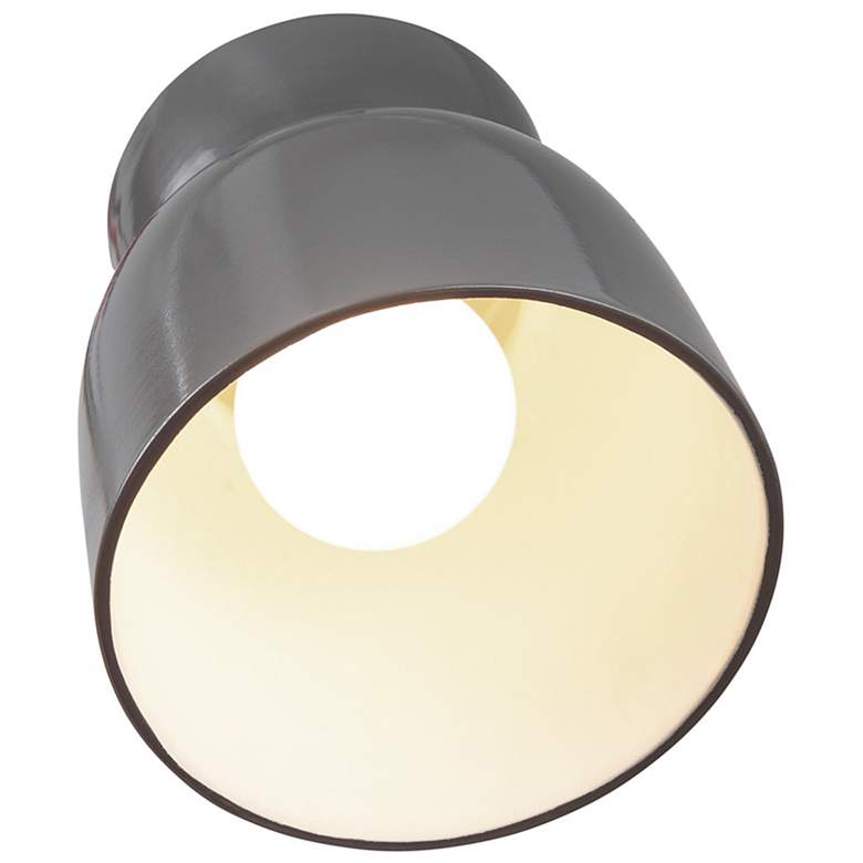 Image 3 Hourglass Outdoor Flush-Mount - Grey more views
