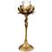 Hourtin Leaf Gold Iron Small Votive Candle Holder