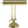House of Troy 10 1/2" Adjustable Polished Brass Banker Piano Desk Lamp