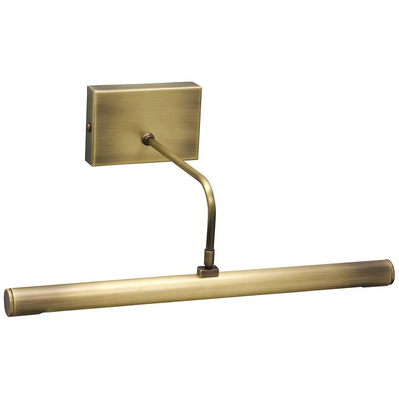 Image 1 House of Troy 12 inch Brass Battery Powered LED Picture Light