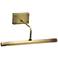House of Troy 12" Brass Battery Powered LED Picture Light