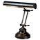 House of Troy 12" High Adjustable Bronze Finish Banker Piano Lamp