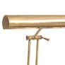 Thumbnail3 of House of Troy 12" High Antique Brass Two Light Banker Piano Lamp more views