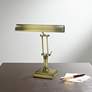 House of Troy 14" High Brass Twin Arm Piano Desk Lamp