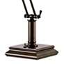 House of Troy 14" High Mahogany Bronze Finish Banker Piano Lamp in scene