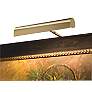 House of Troy 14" Wide Plug-In Satin Brass Picture Light in scene