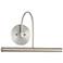 House of Troy 14"W Direct Wire Satin Nickel Picture Light