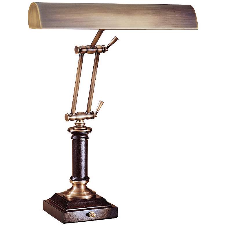 Image 2 House of Troy 16 1/2 inch High Chestnut Bronze Piano Desk Lamp