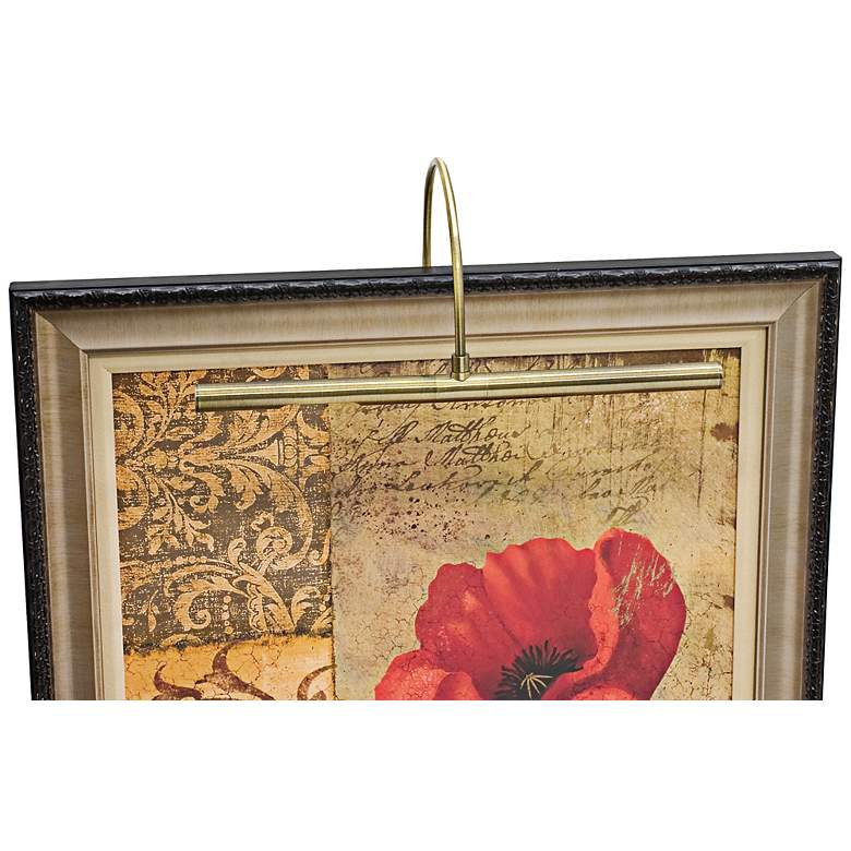 Image 1 House of Troy 16" Advent Profile Brass Picture Light