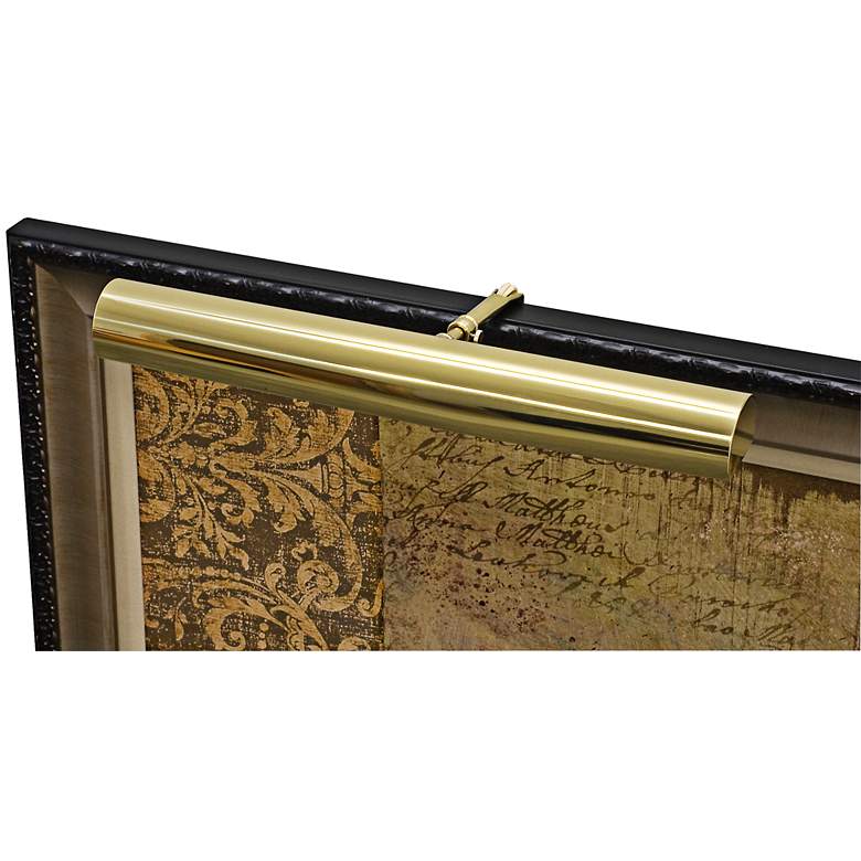 Image 1 House of Troy 16" Contemporary Brass Picture Light