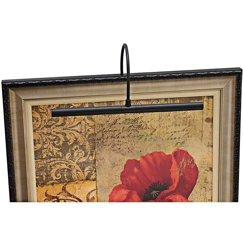 Image 1 House of Troy 16" Wide Advent Profile Black Picture Light