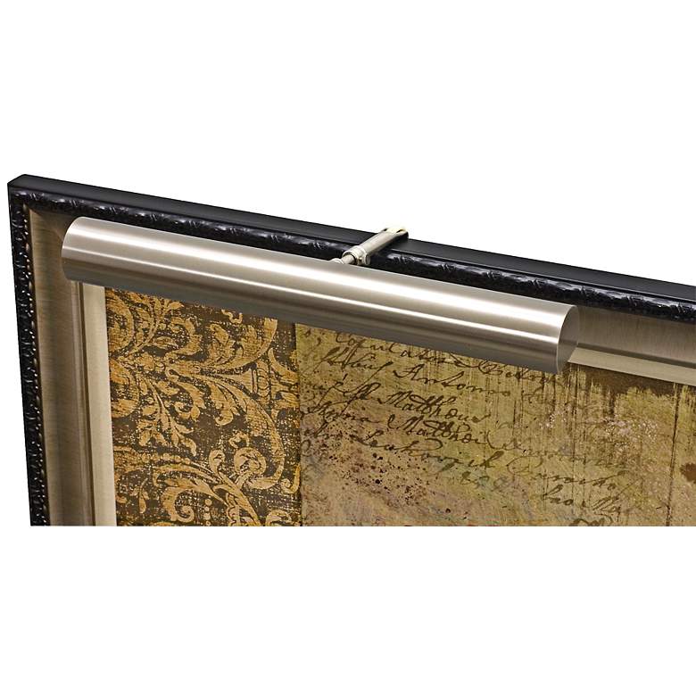 Image 1 House of Troy 16" Wide Satin Nickel Picture Light