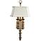 House of Troy 19" High Antique Brass Wall Sconce