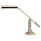House of Troy 22" High Polished Brass Balance Arm Piano Desk Lamp