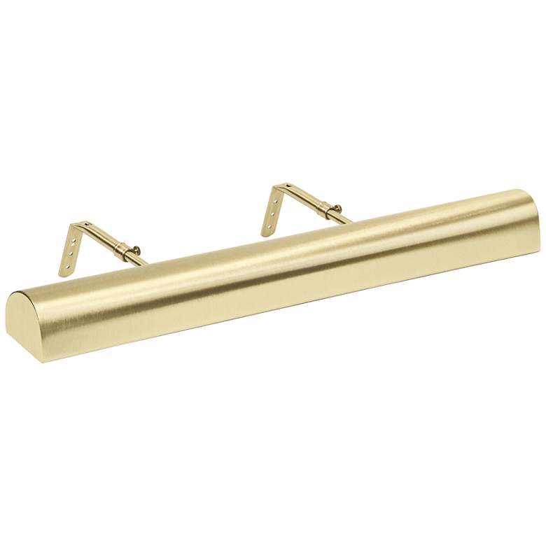 Image 2 House of Troy 24 inch Wide Satin Brass Plug-In Picture Light