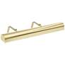 House of Troy 24" Wide Satin Brass Plug-In Picture Light