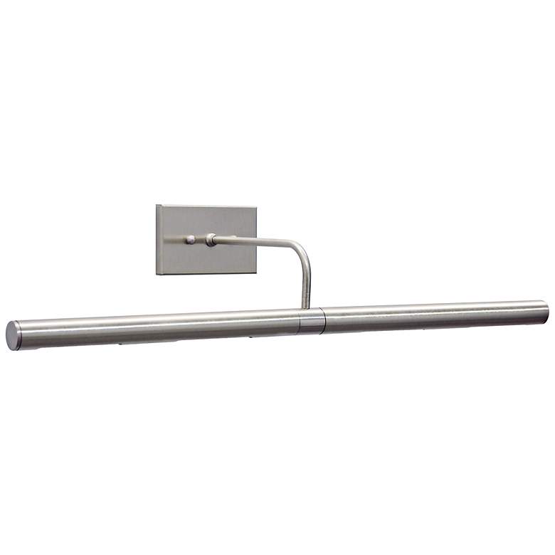 Image 1 House of Troy 24"W Direct Wire Satin Nickel Picture Light