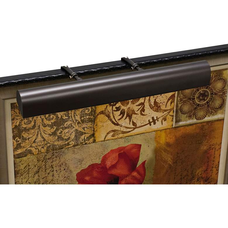 Image 1 House of Troy 24"W Mahogany Bronze Plug-In Picture Light
