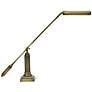 House of Troy 26" Antique Brass Adjustable Arm Grand Piano Desk Lamp