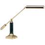 House of Troy 26" High Brass and Marble Piano Desk Lamp