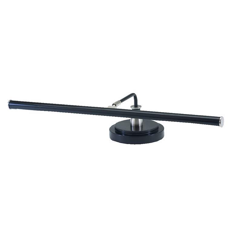 Image 1 House of Troy 4" High Black and Nickel LED Music Stand Piano Lamp
