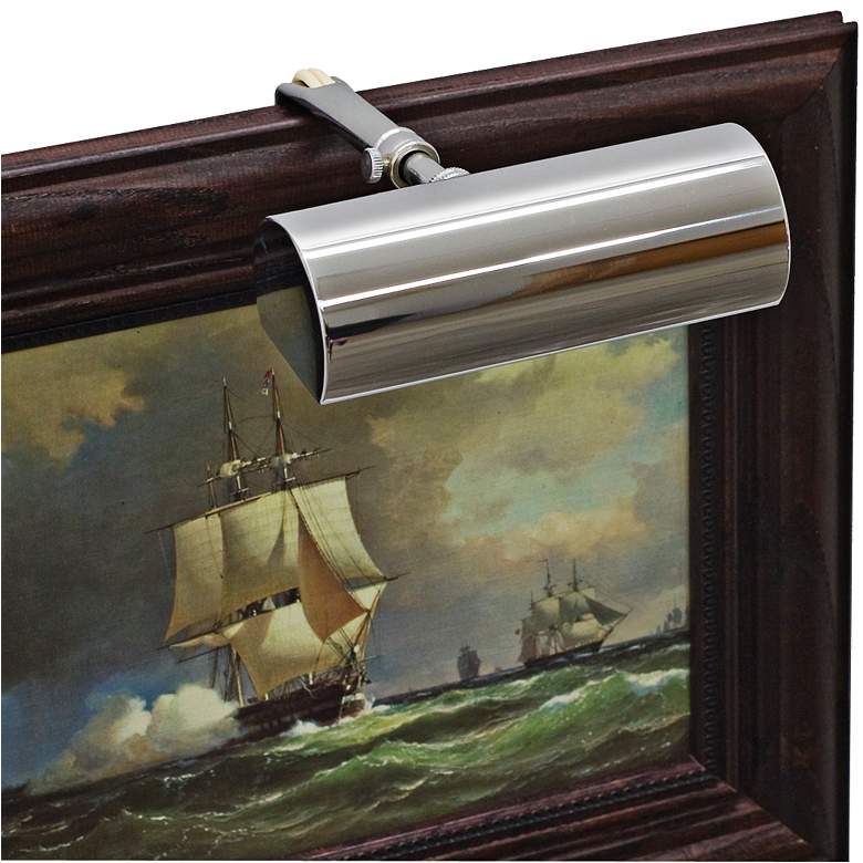 Image 1 House of Troy 5" Wide Chrome Picture Light