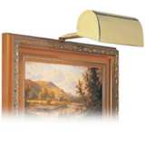 House of Troy 5&quot; Wide Satin Brass Plug-in Picture Light
