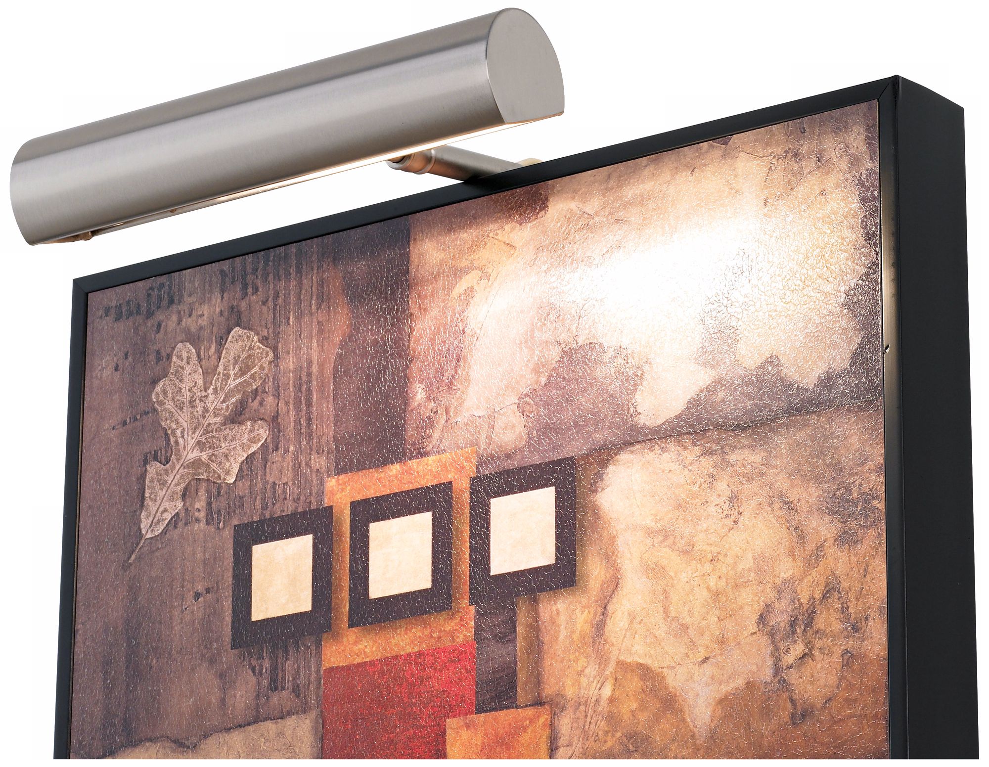 Image 4 House of Troy 9" Wide Satin Nickel Plug-In Picture Light more views
