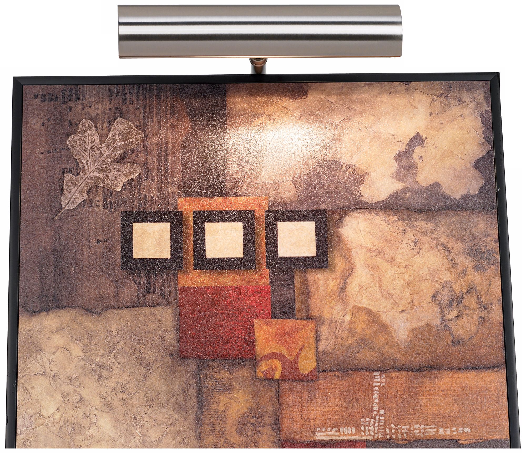 House of Troy 9" Wide Satin Nickel Plug-In Picture Light in scene