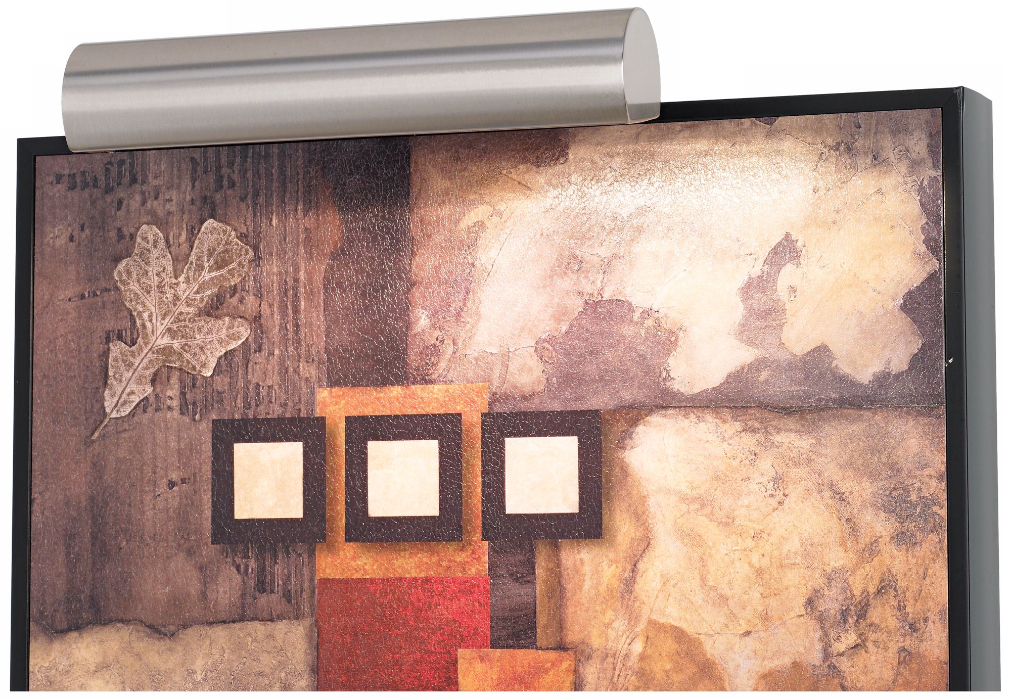 House of Troy 9" Wide Satin Nickel Plug-In Picture Light in scene