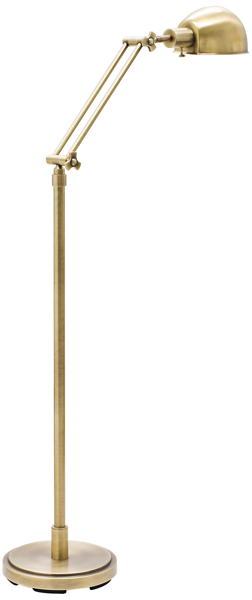 industrial gold floor lamp