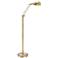 House of Troy Addison Adjustable Height Antique Brass Pharmacy Floor Lamp