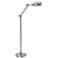 House of Troy Addison Adjustable Satin Nickel Floor Lamp