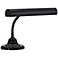 House of Troy Advent 14" Wide Black Finish Gooseneck Piano Desk Lamp