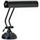 House of Troy Advent 2-Arm 10" Wide Black Steel Piano Desk Lamp