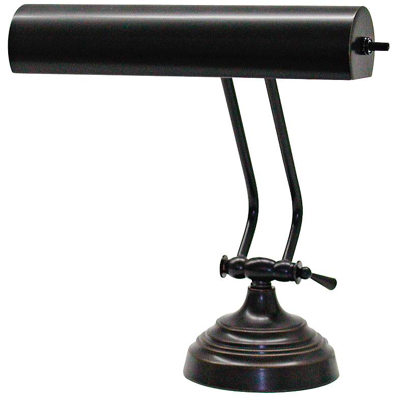 Image 2 House of Troy Advent 2-Arm 10" Wide Bronze Piano Desk Lamp