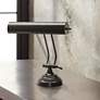 House of Troy Advent 2-Arm 10" Wide Bronze Piano Desk Lamp