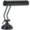 House of Troy Advent 2-Arm Black Steel Piano Desk Lamp