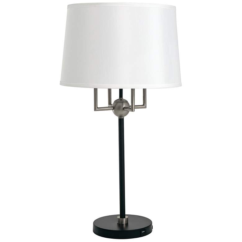 Image 1 House of Troy Alpine 29 3/4" High 4-Light Black Finish Table Lamp
