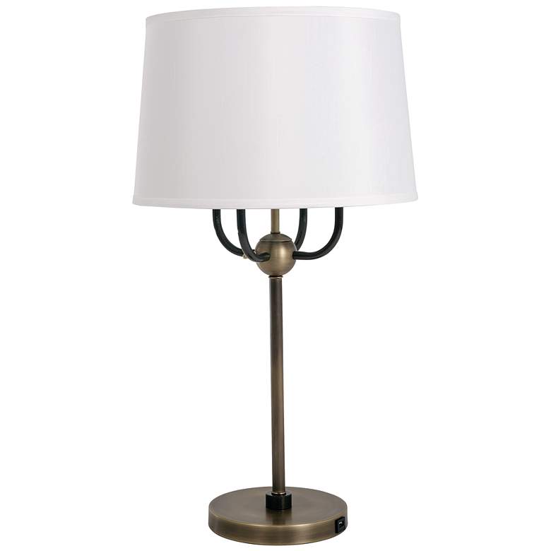 Image 1 House of Troy Alpine 29 3/4" High 4-Light Curved Arm Bronze Table Lamp